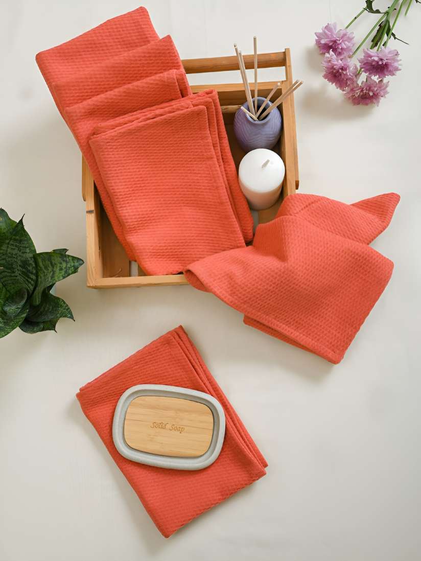 Peach colored hand towels 2025