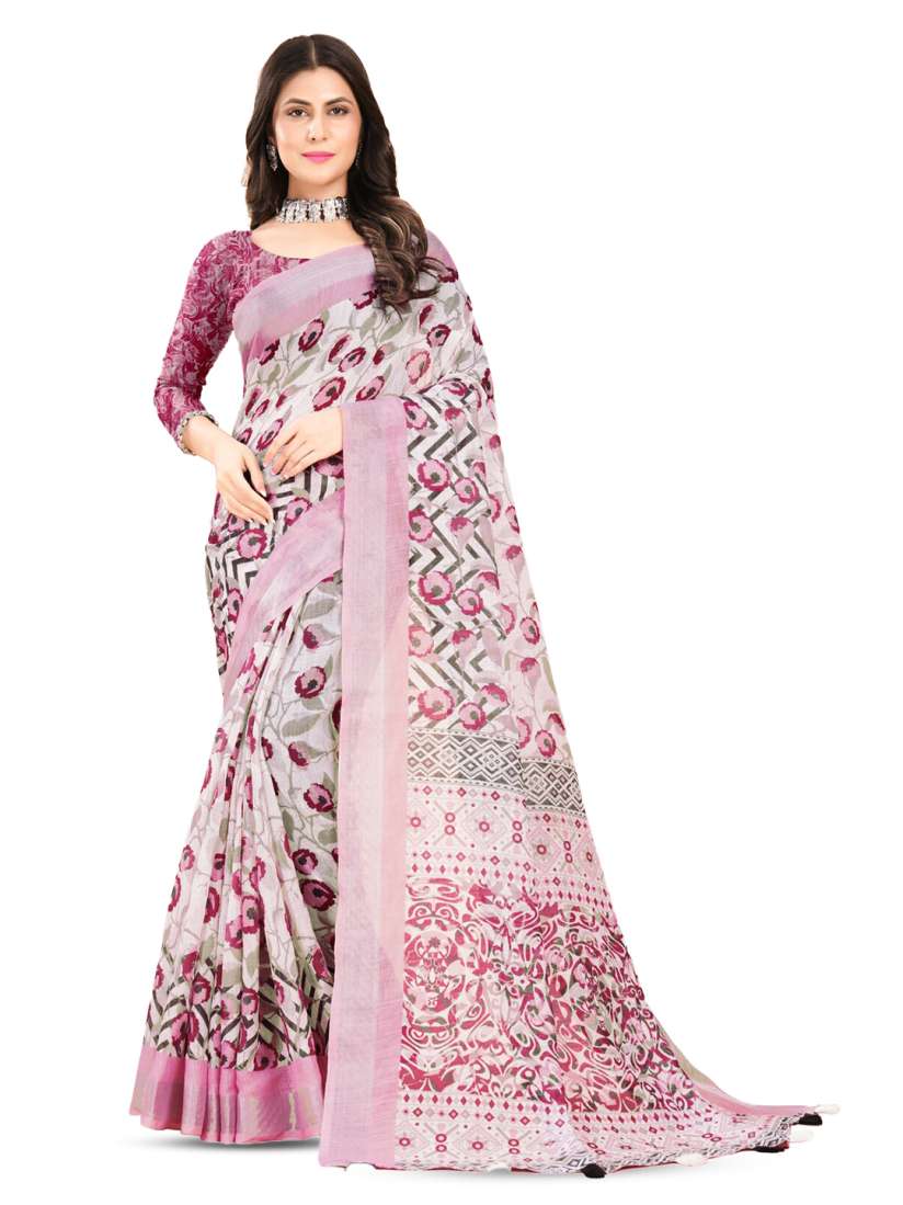 Buy Inithi Floral Printed Saree Sarees for Women 28689666 Myntra
