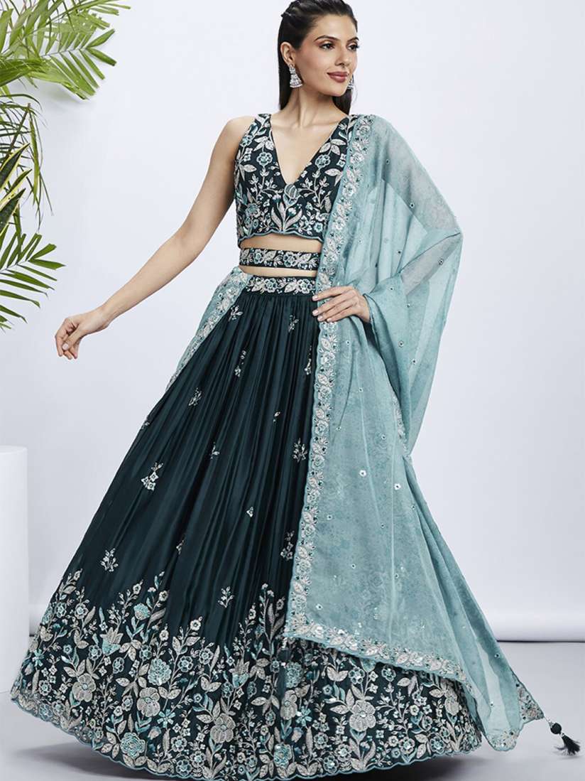 Myntra lehenga choli with price outlet