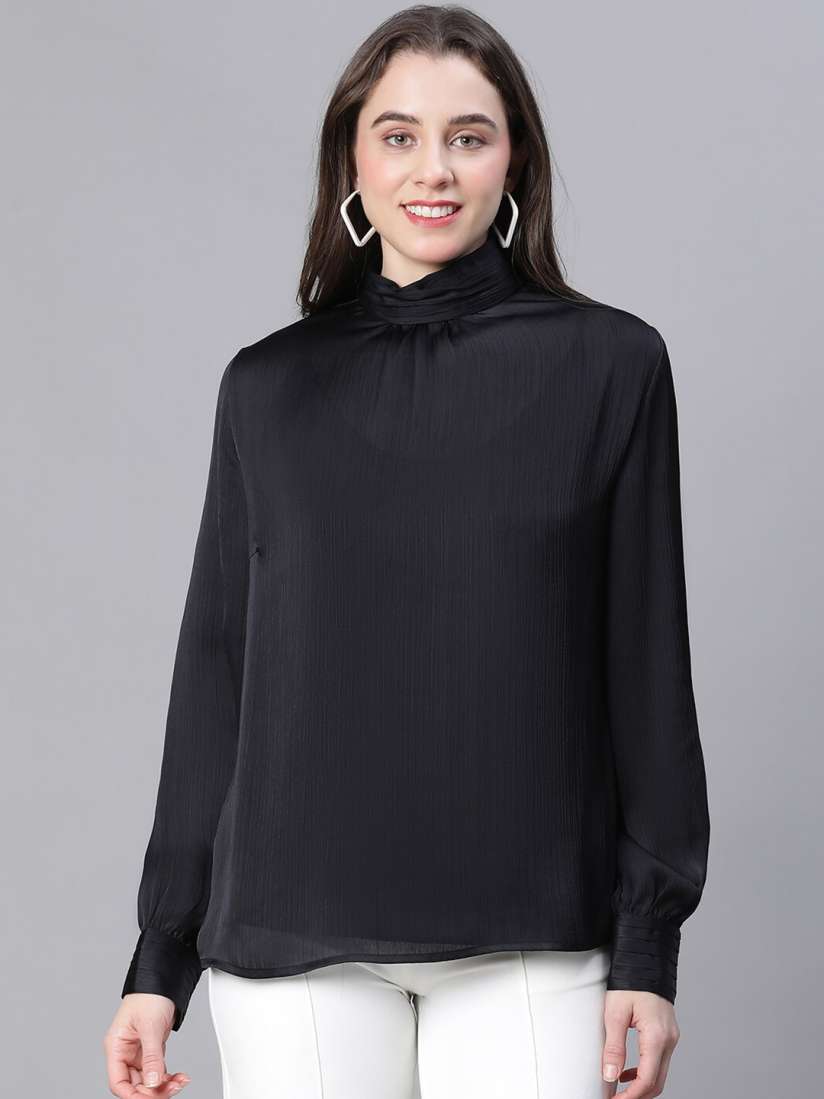 Turtle neck tops myntra best sale