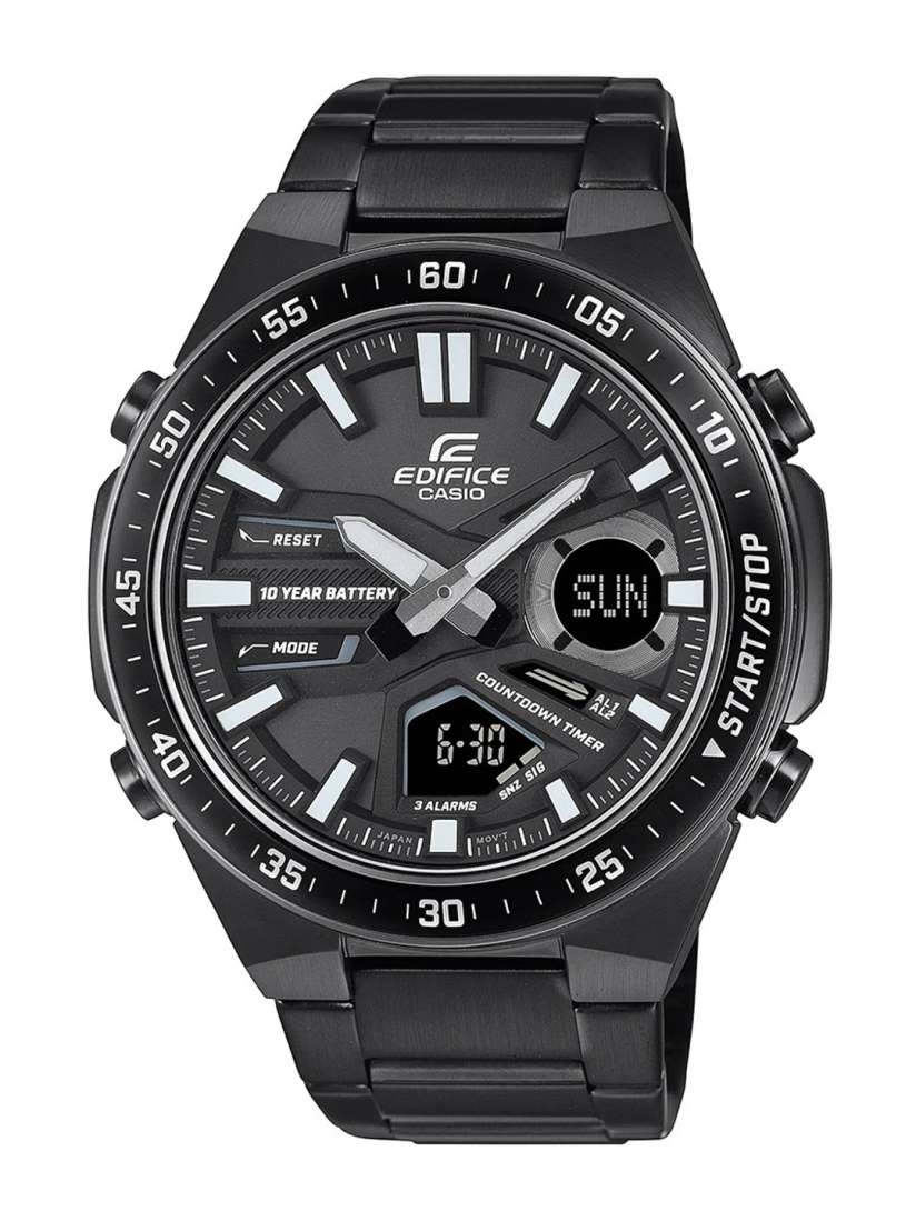 Buy CASIO Men EDifice EFV C110DC 1ADF Black Ana Digi Dial Black Stainless Steel Band ED601 Watches for Men 28718302 Myntra
