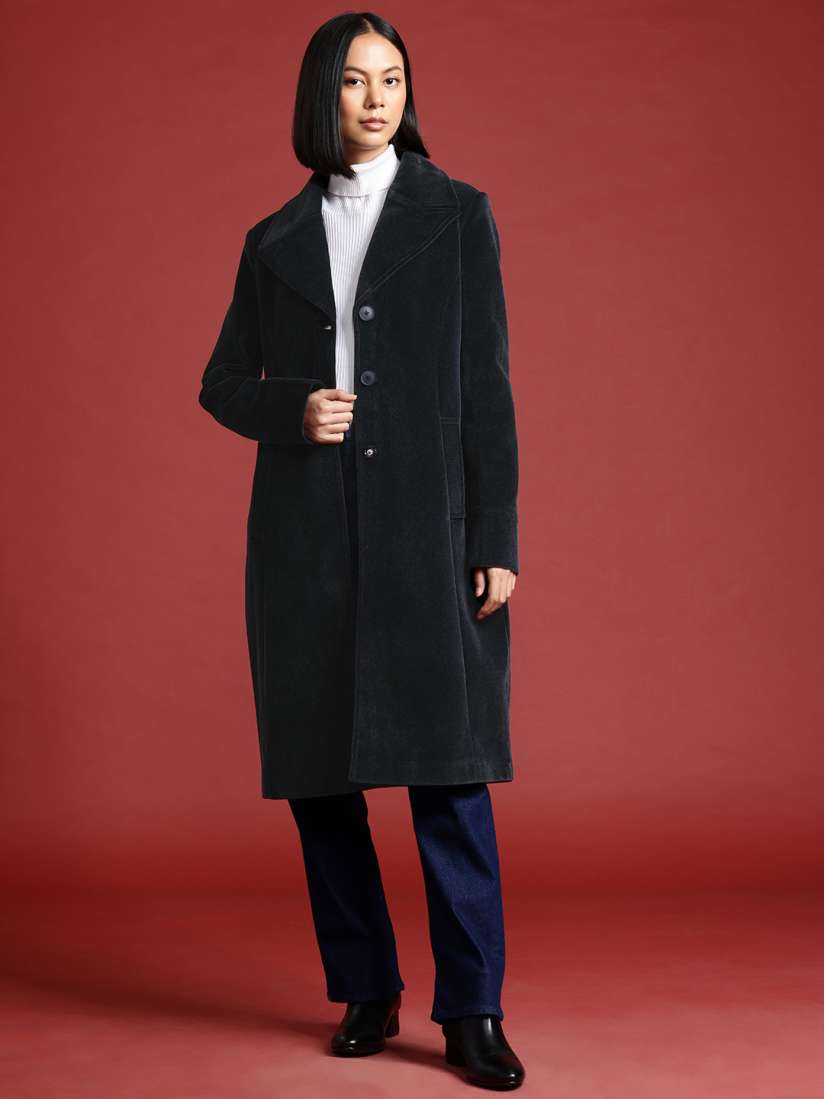Buy all about you Longline Overcoat Coats for Women 28719530 Myntra