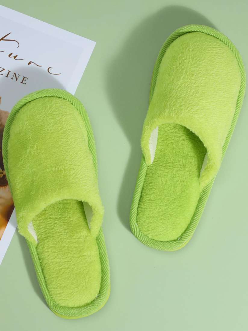 Fur slippers myntra store