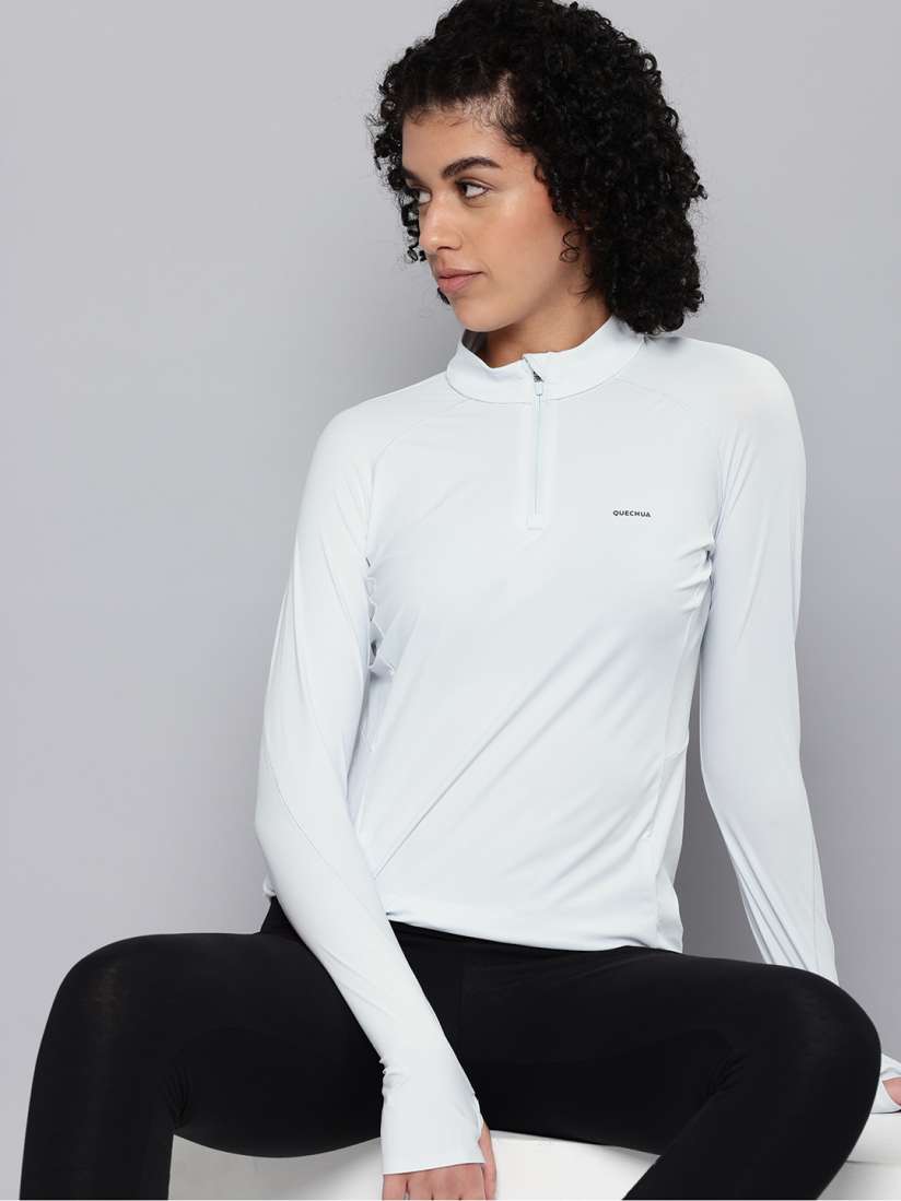 Buy Quechua By Decathlon High Neck Running Sports T shirt Tshirts for Women 28729508 Myntra