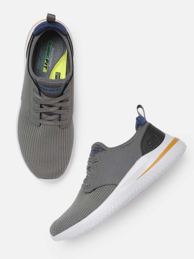 Buy Skechers Men Delson 3.0 Mooney Textured Sneakers Casual Shoes for Men 28730678 Myntra
