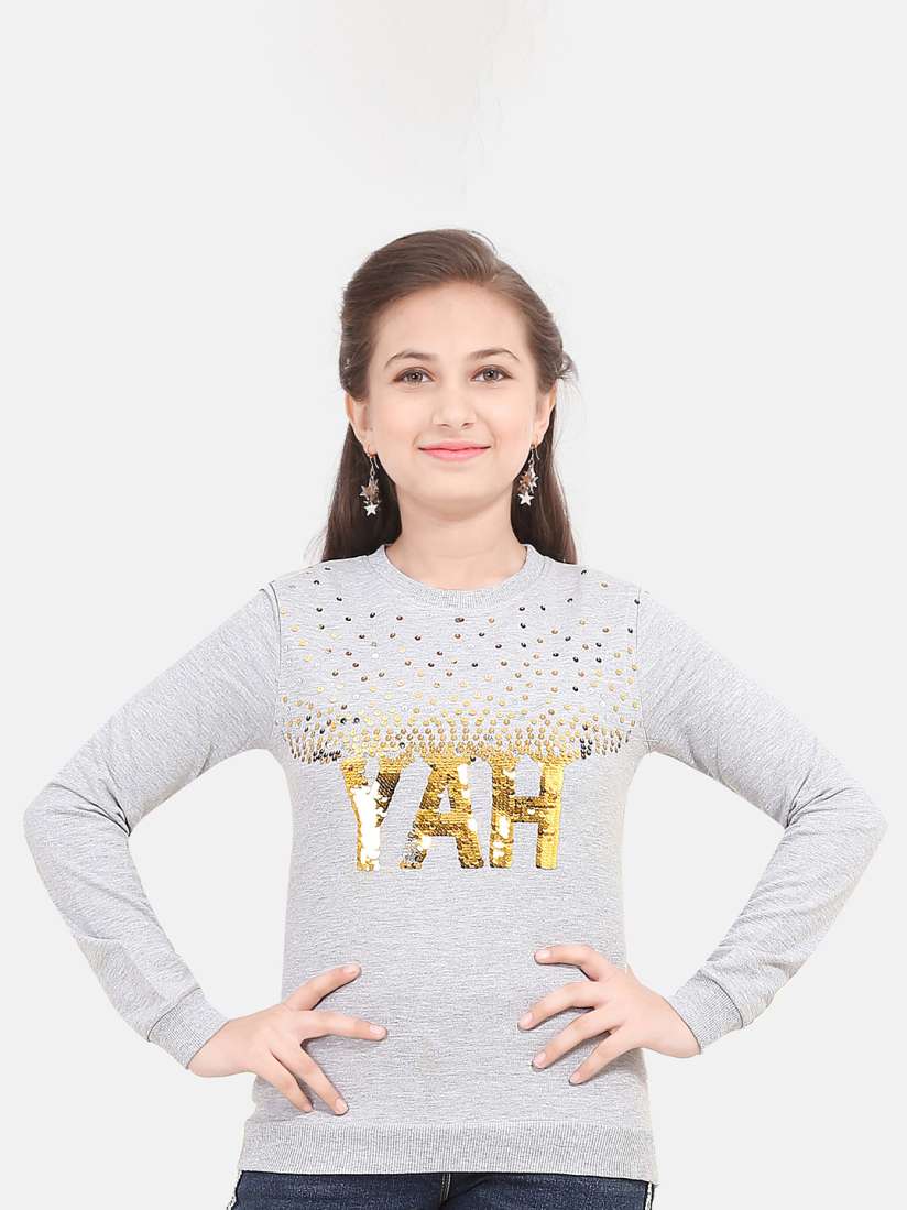 Ladies embellished sweatshirts hot sale