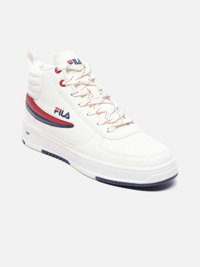Buy FILA Men Striped Mid Top Lightweight Sneakers Casual Shoes for Men 28742874 Myntra