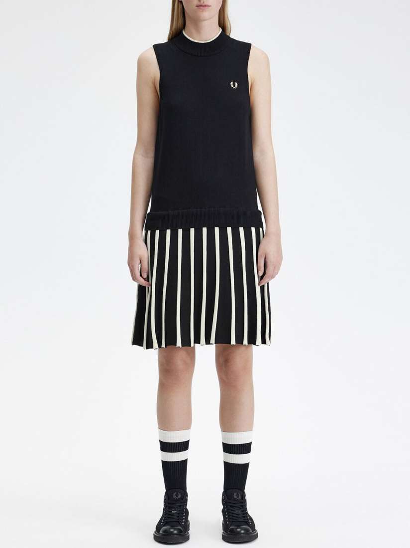Buy Fred Perry Striped Cotton Sheath Midi Dress Dresses for Women 28749182 Myntra