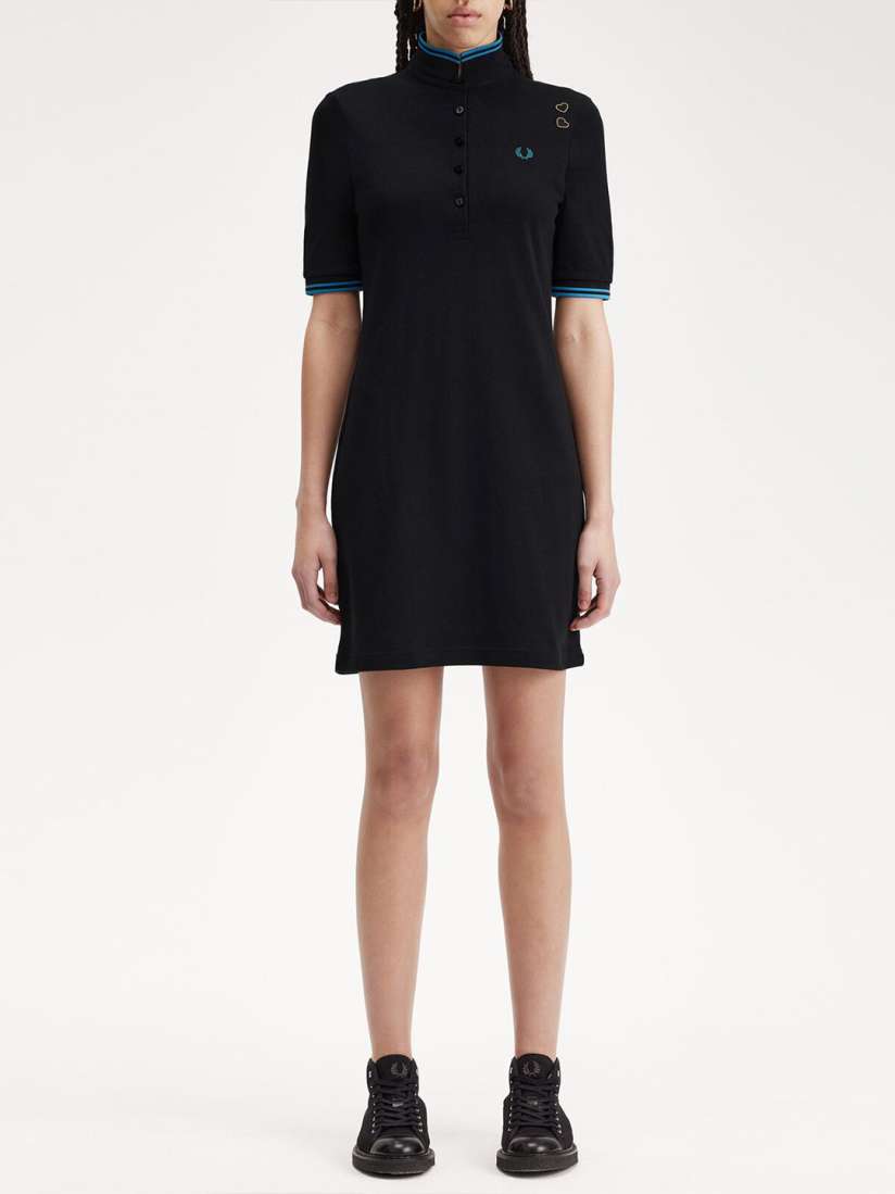 Buy Fred Perry Shirt Collar Cotton T shirt Dress Dresses for Women 28749188 Myntra