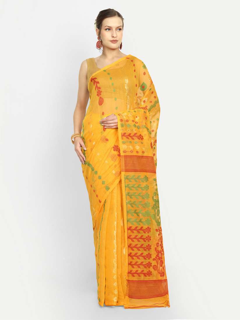 Buy SPRISH Woven Design Art Silk Jamdani Saree Sarees for Women 28750806 Myntra