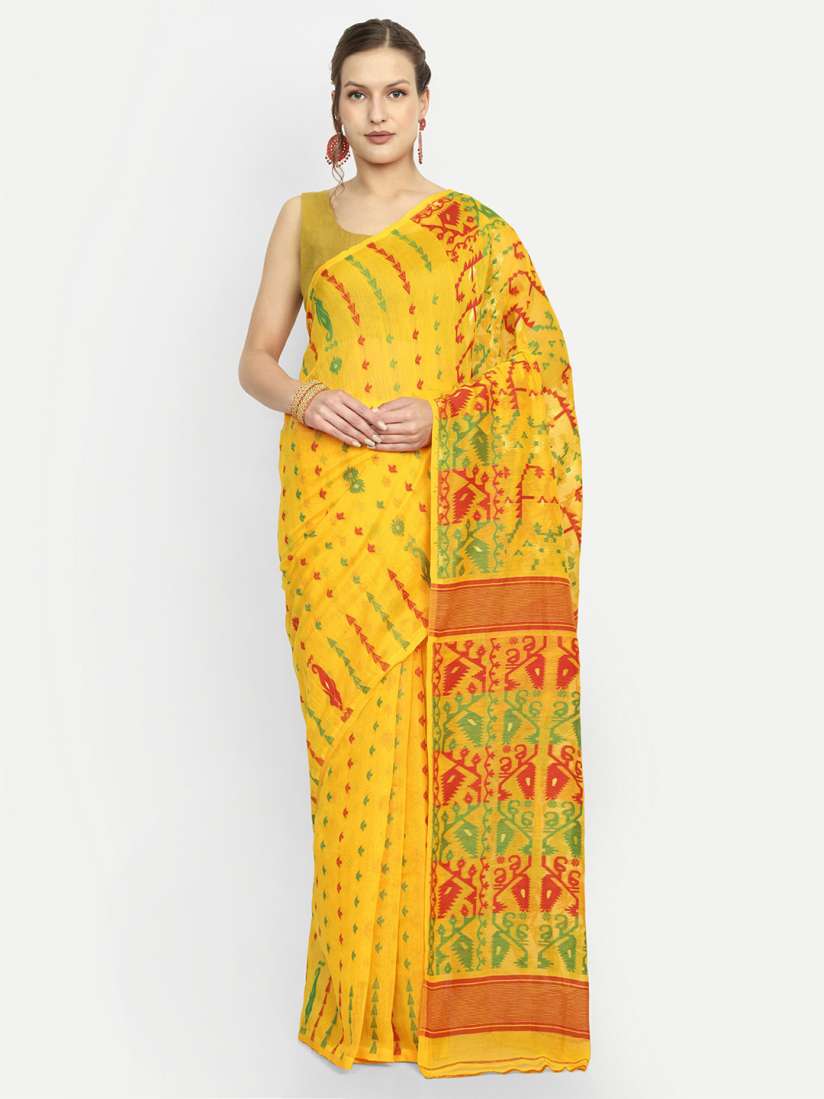 Buy SPRISH Woven Design Art Silk Jamdani Saree Sarees for Women 28750820 Myntra
