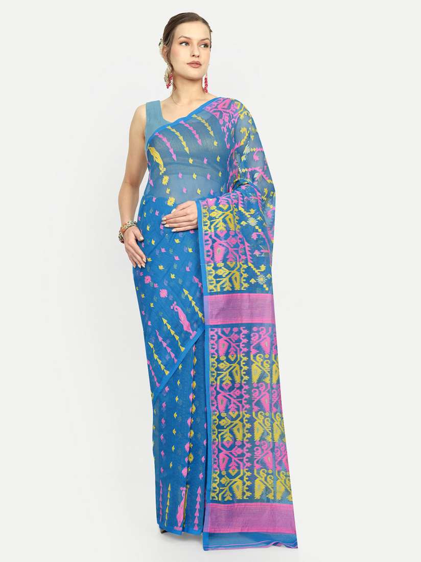 Myntra jamdani saree online