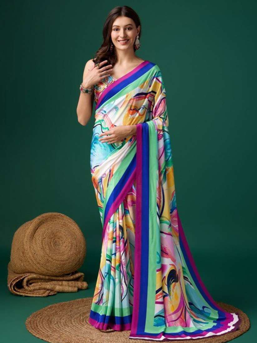 Buy P D Silk Mills Printed Pure Crepe Saree Sarees for Women 28754840 Myntra