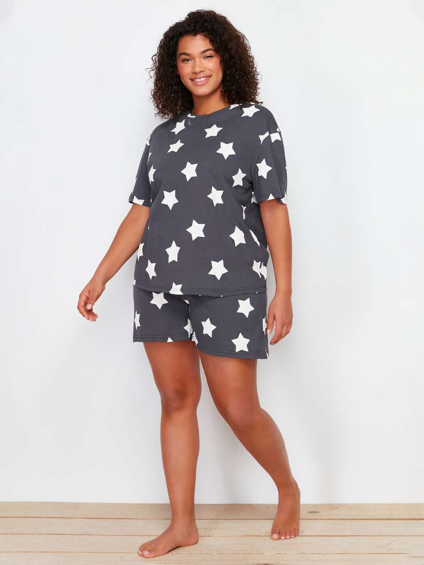 Plus size night shorts outlet