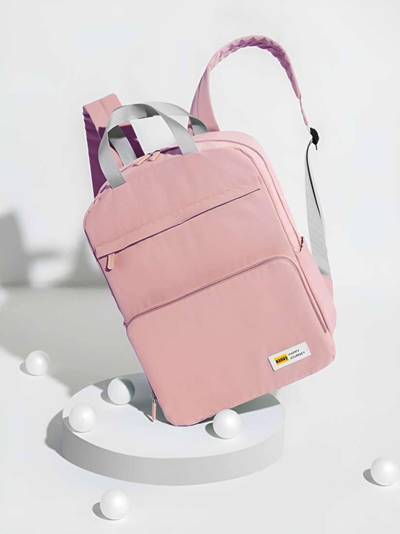 Travel backpack pink on sale