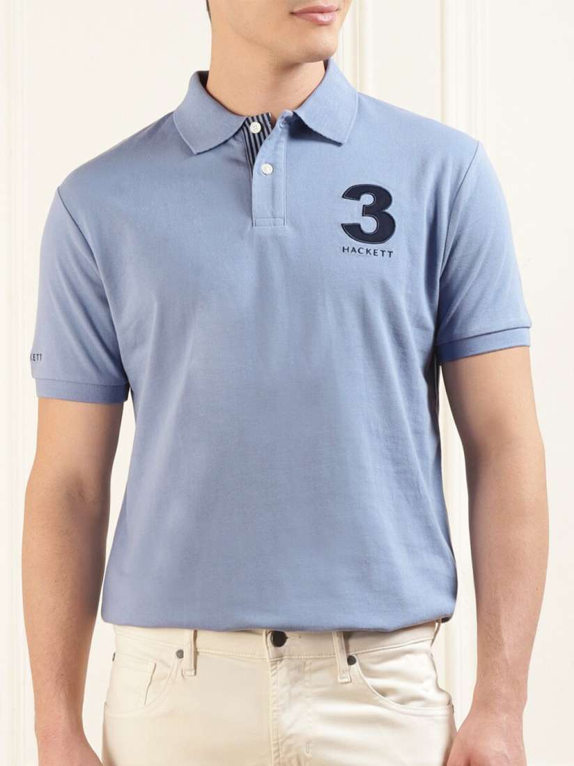Buy HACKETT LONDON Polo Collar Cotton T shirt Tshirts for Men 28769488 Myntra