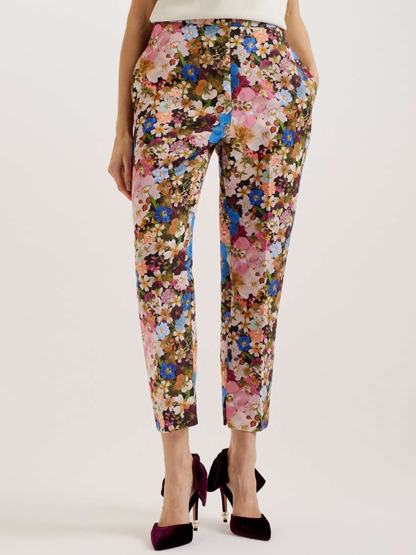 Buy Ted Baker Women Floral Printed Slim Fit Cropped Trousers Trousers for Women 28773804 Myntra