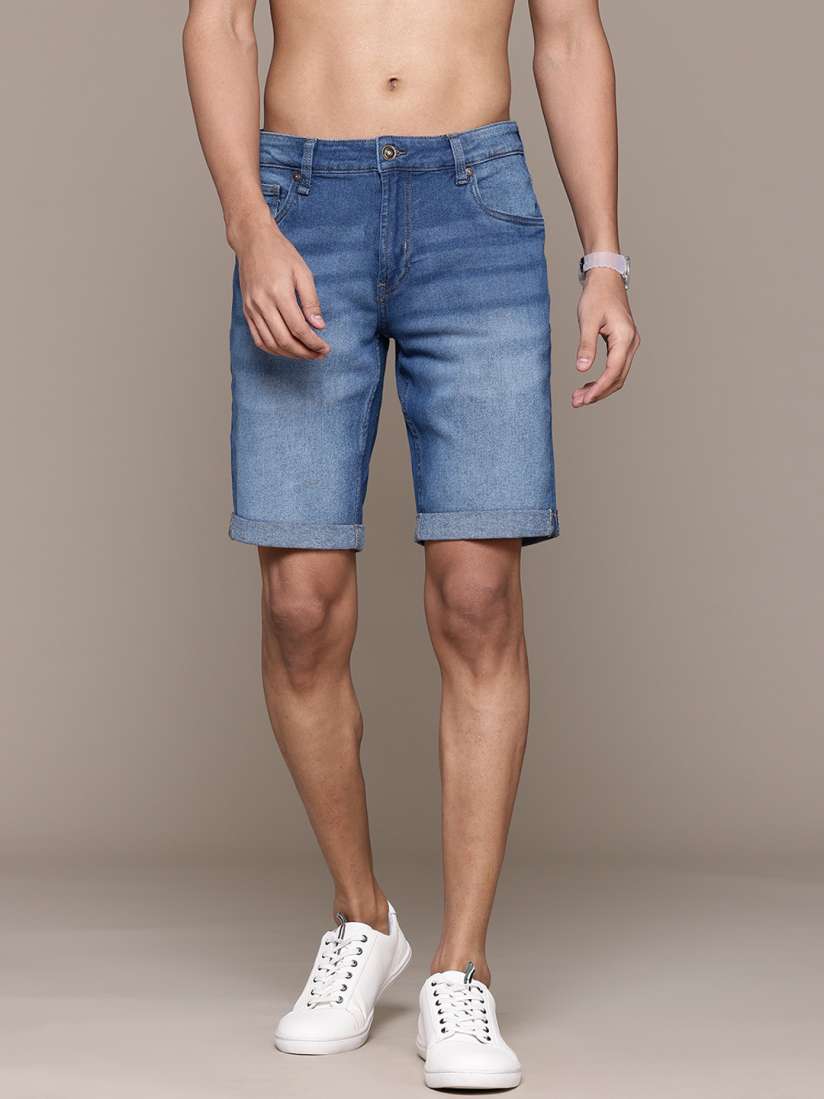 Buy The Roadster Lifestyle Co. Men Slim Fit Denim Shorts Shorts for Men 28774732 Myntra