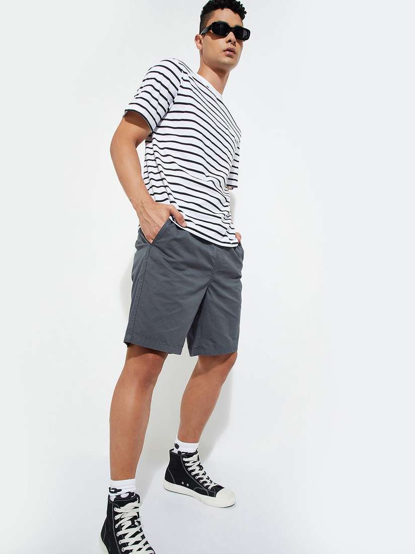 Urb_n Max Solid Casual Shorts Max URB_N Men Solid Pure Cotton