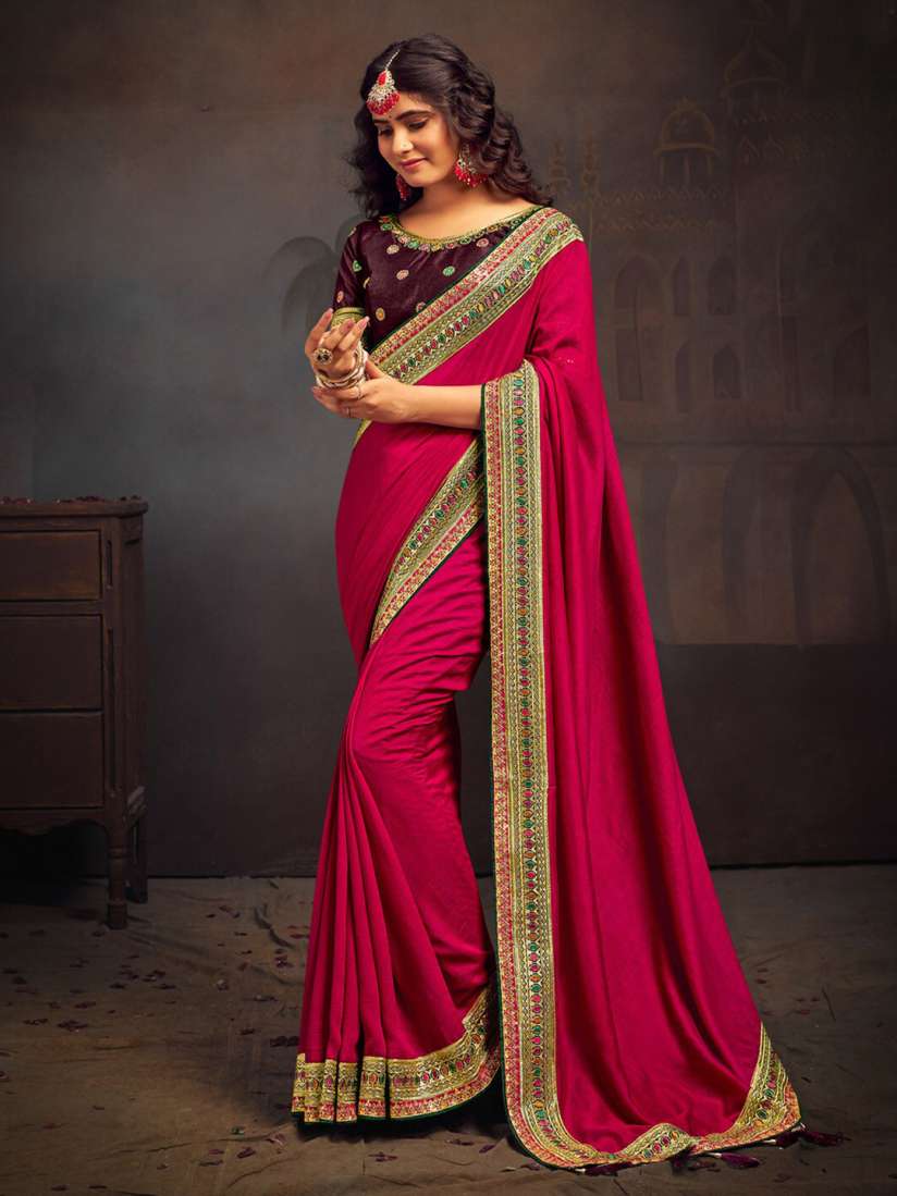 Buy Anouk Embroidered Party Wear Saree Sarees for Women 28779750 Myntra