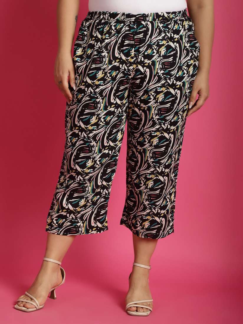 Buy theRebelinme Women Plus Size Floral Printed Capris Capris for Women 28786532 Myntra