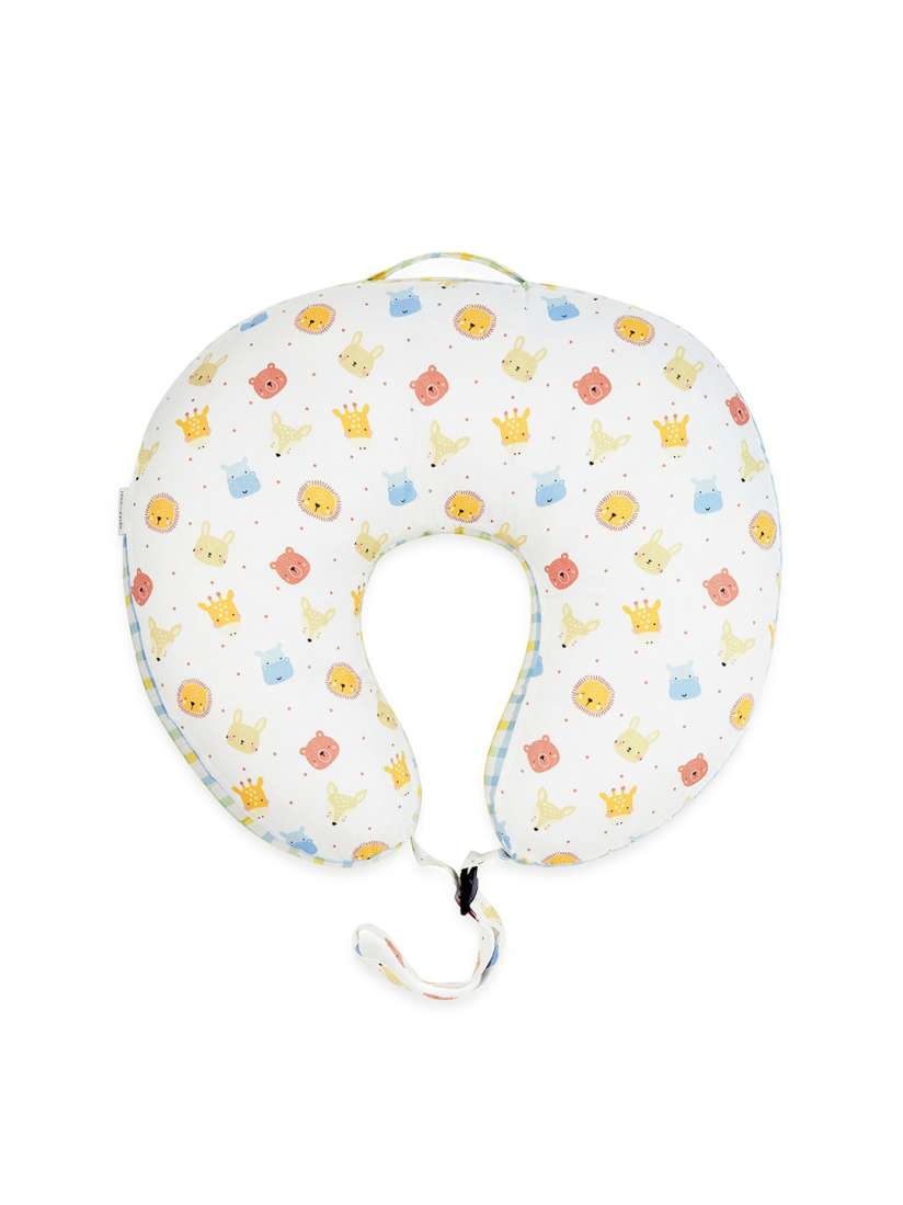 Buy haus kinder Kids White Printed Pure Cotton Breathable Feeding Nursing Baby Pillow Baby Pillow for Unisex Kids 28790592 Myntra