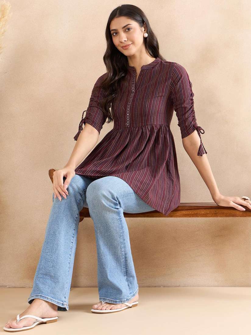 Cotton anarkali kurtis myntra online