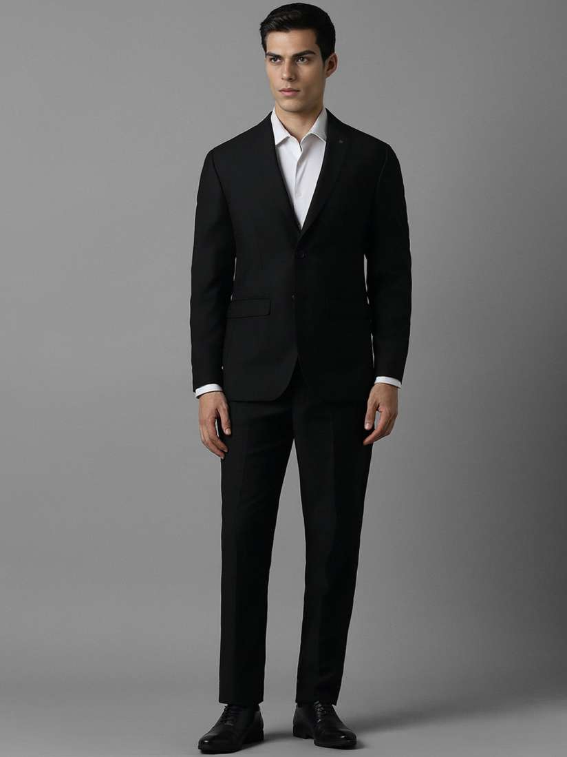 Buy Louis Philippe Checked Slim Fit Single Breasted Two Piece Formal Suit Suits for Men 28808094 Myntra