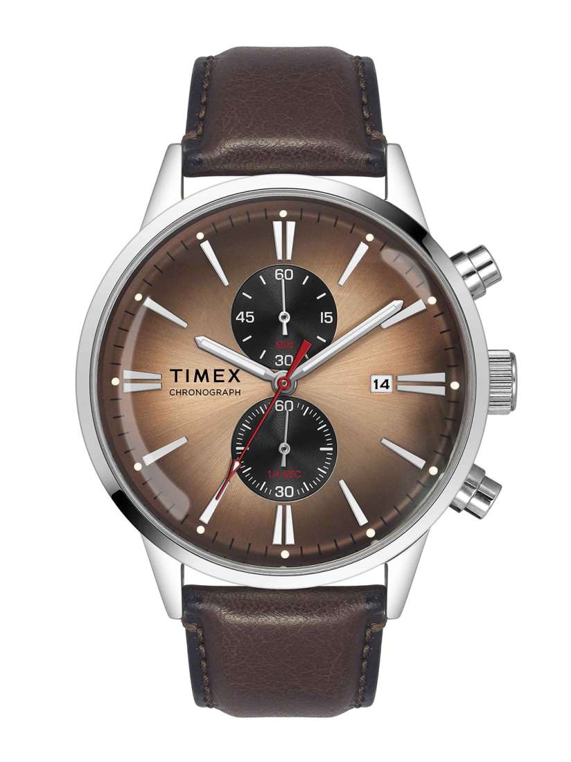 Buy Timex Men Brass Dial Leather Straps Analogue Watch TWEG19930 Watches for Men 28835196 Myntra