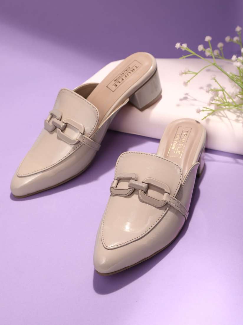 Truffle collection pointed block heels on sale