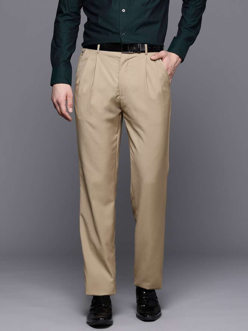 Louis philippe pleated trousers discount
