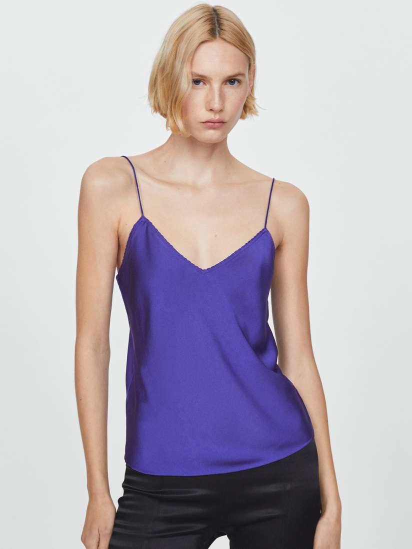Mango spaghetti strap top sales