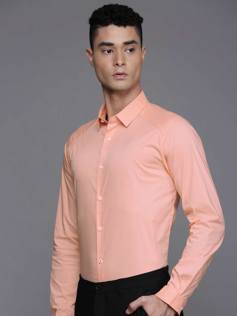 Buy Louis Philippe Ath.Work Super Slim Fit Opaque Semiformal Shirt Shirts for Men 28844438 Myntra