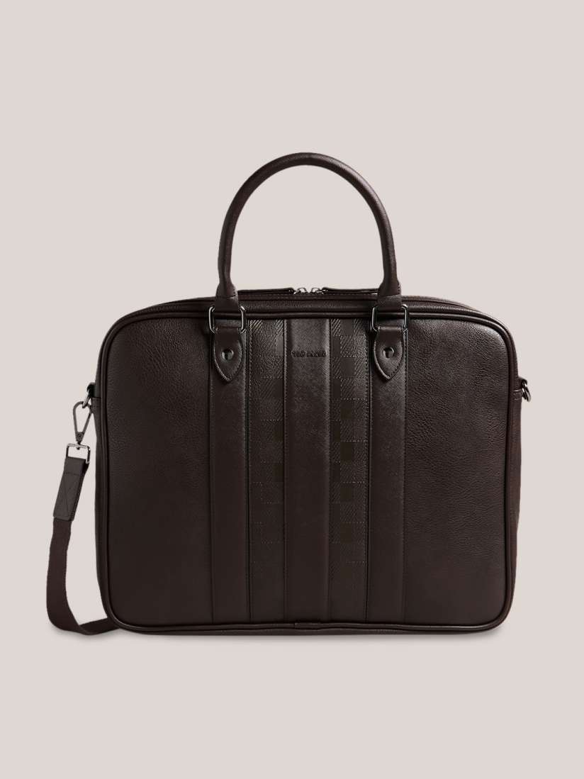 Buy Ted Baker Textured PU Oversized Shopper Handheld Bag Handbags for Men 28849912 Myntra
