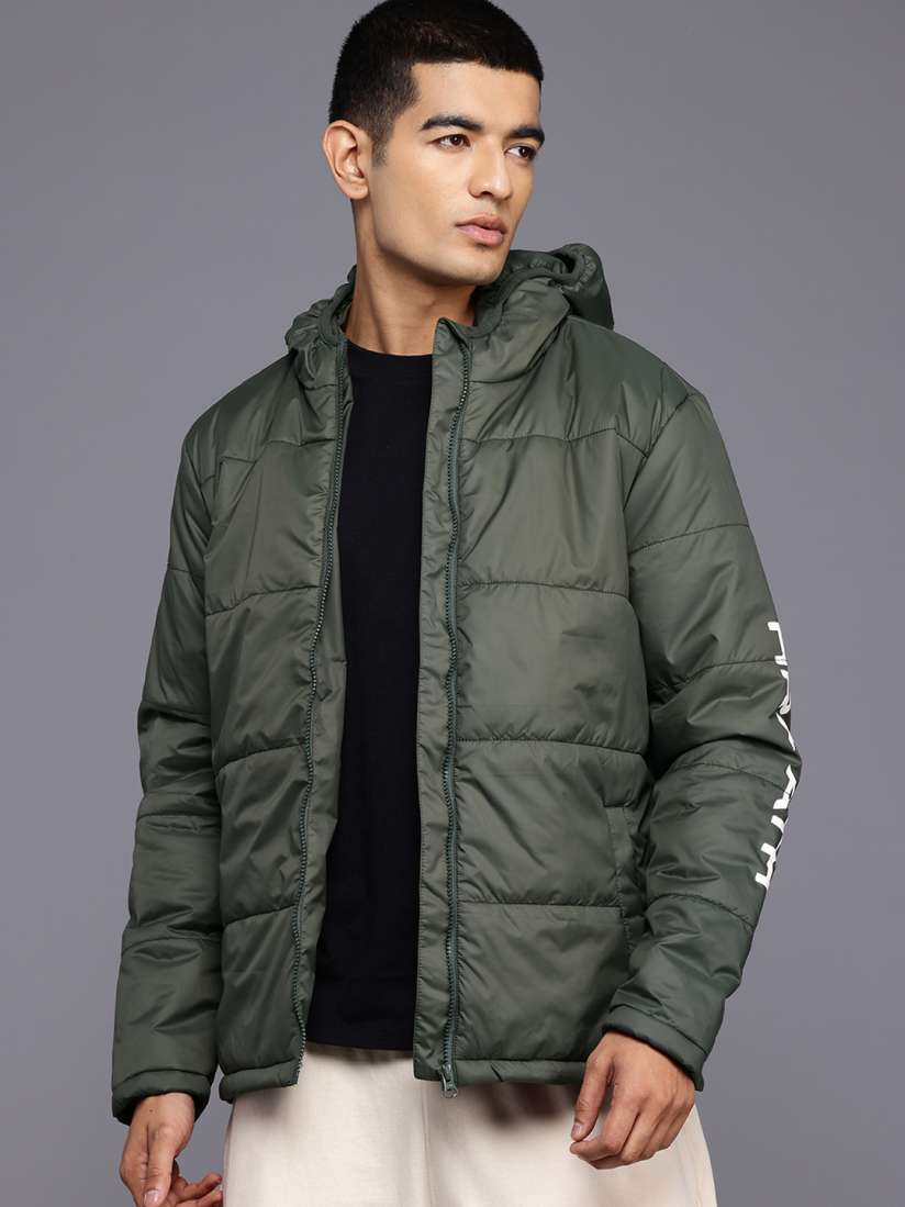 Buy HRX by Hrithik Roshan Lifestyle Hooded Padded Jacket Jackets for Men 28851214 Myntra