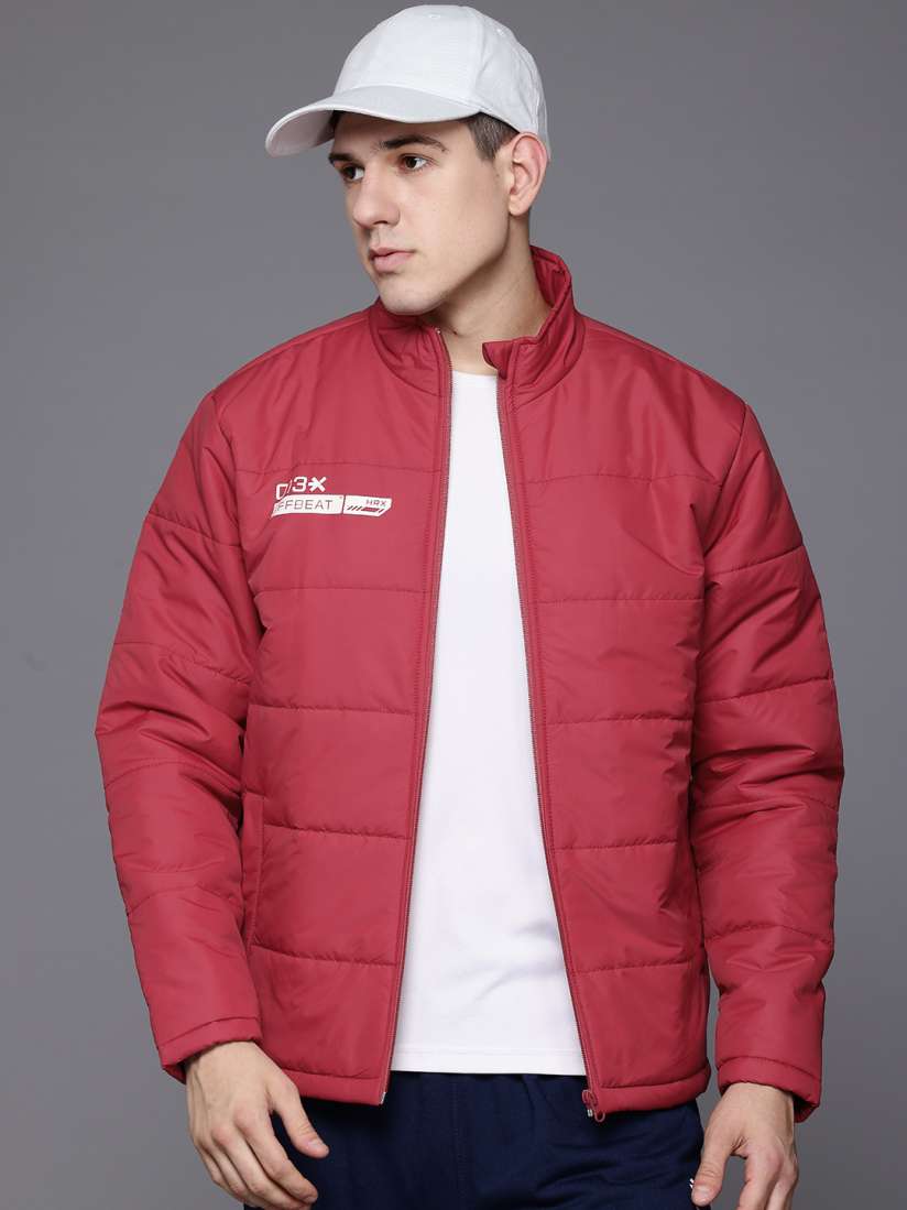Hrx red jacket hot sale