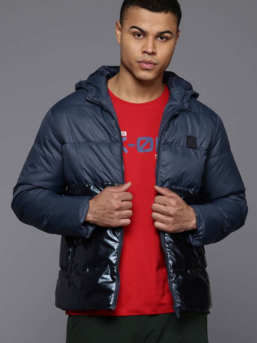 Buy HRX by Hrithik Roshan Hooded Puffer Jacket Jackets for Men 28851444 Myntra