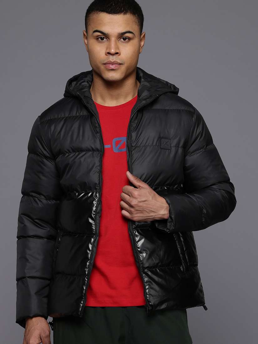 Buy HRX by Hrithik Roshan Hooded Puffer Jacket Jackets for Men 28851530 Myntra