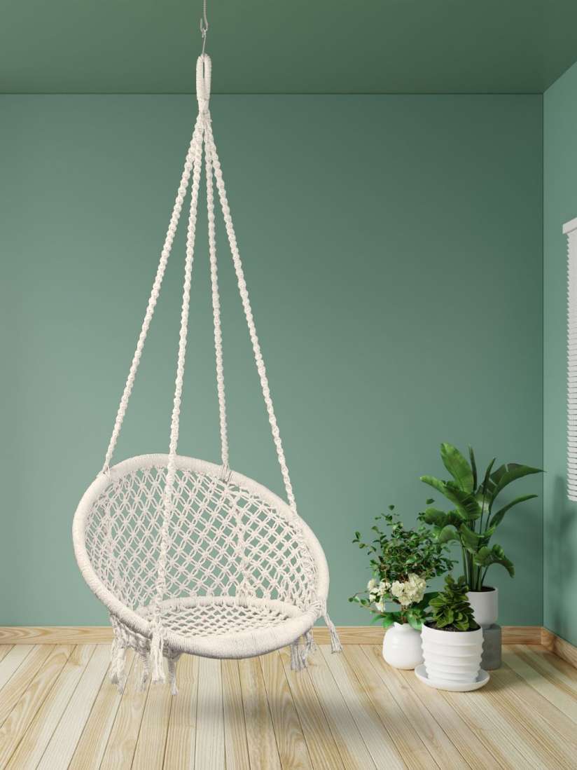 Cotton rope swing clearance