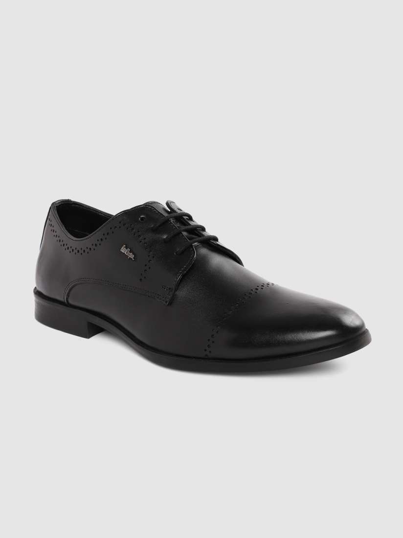 Buy Lee Cooper Men Leather Derby Formal Shoes With Perforated Detail Formal Shoes for Men 28870582 Myntra