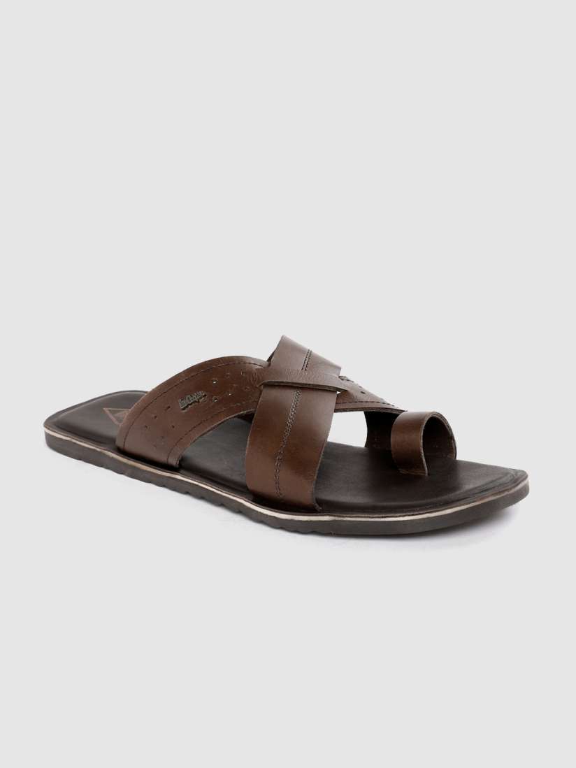 Lee cooper men's leather sandals hot sale
