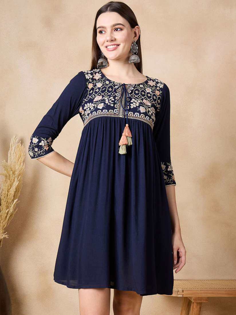 Ethnic embroidered dress online