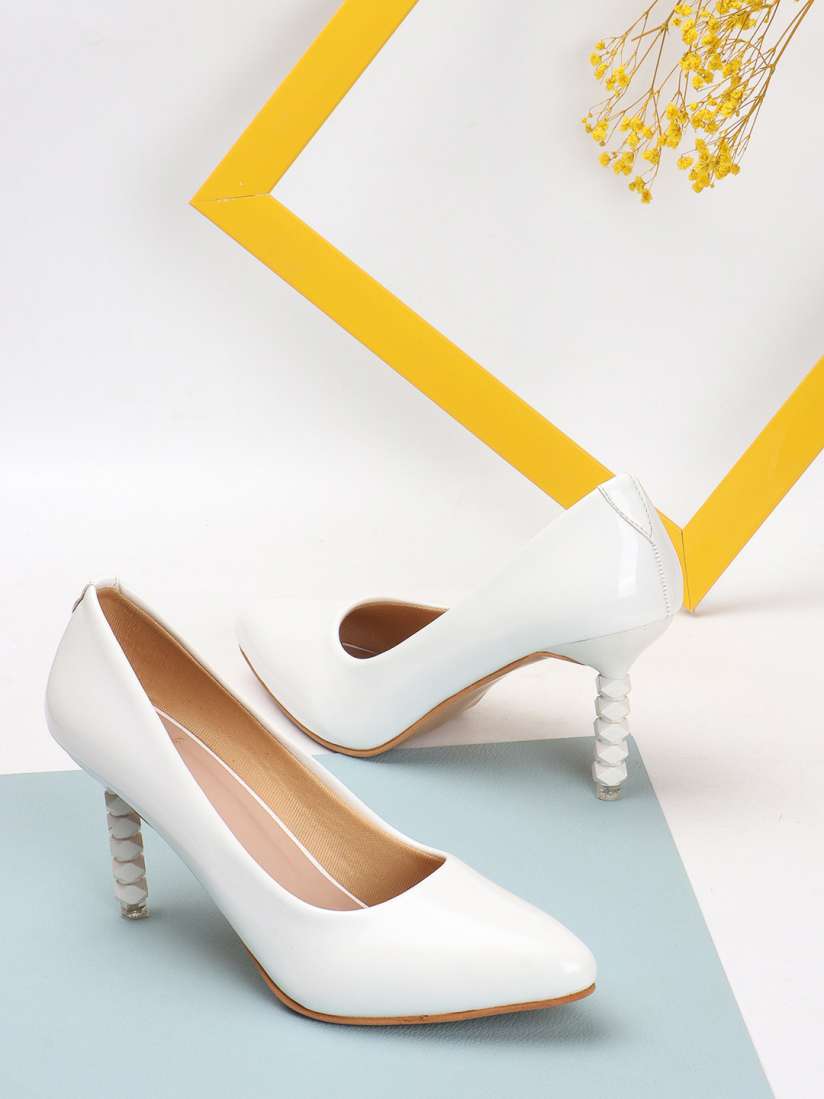 Buy Carlton London Women Pointed Toe Slim Heel Pumps Heels for Women 28890214 Myntra