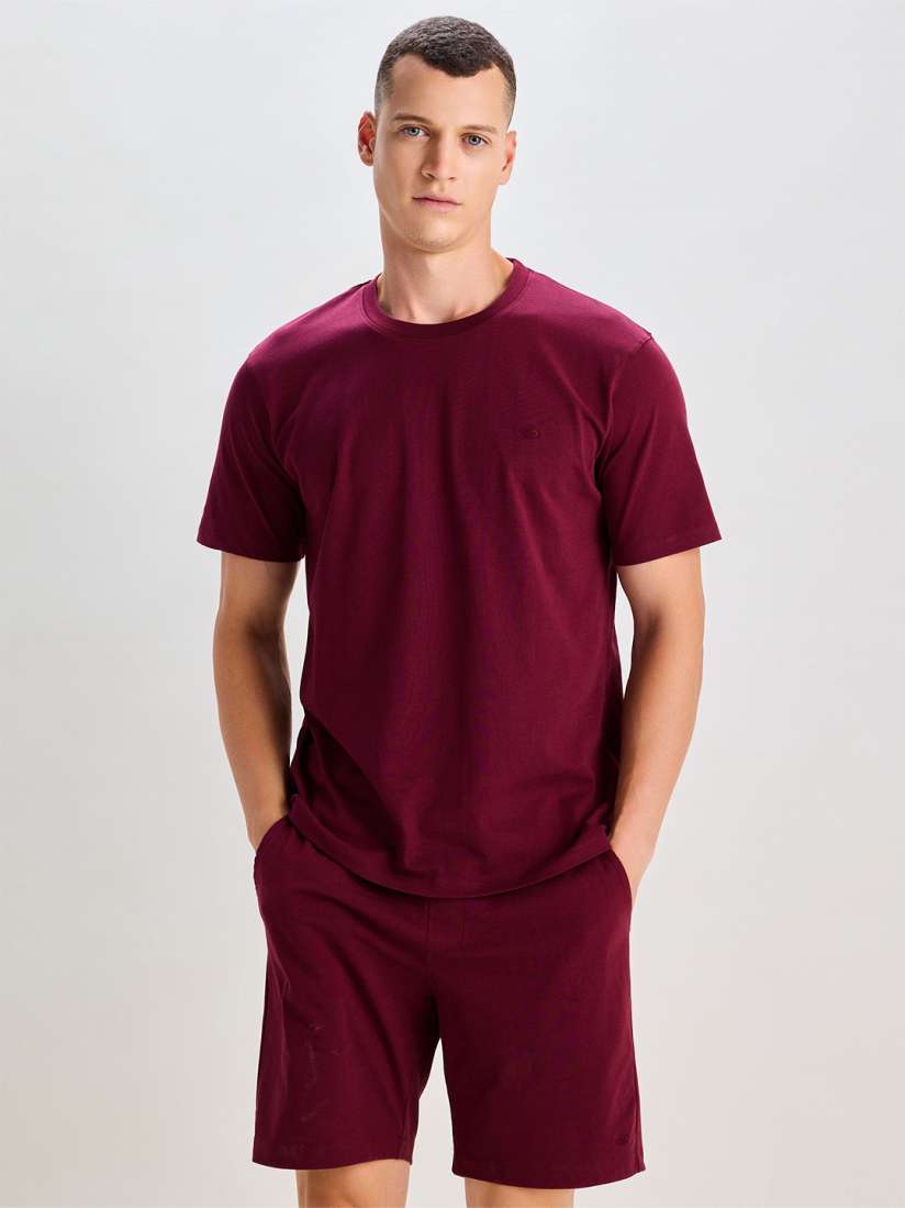 Red shorts co ord on sale