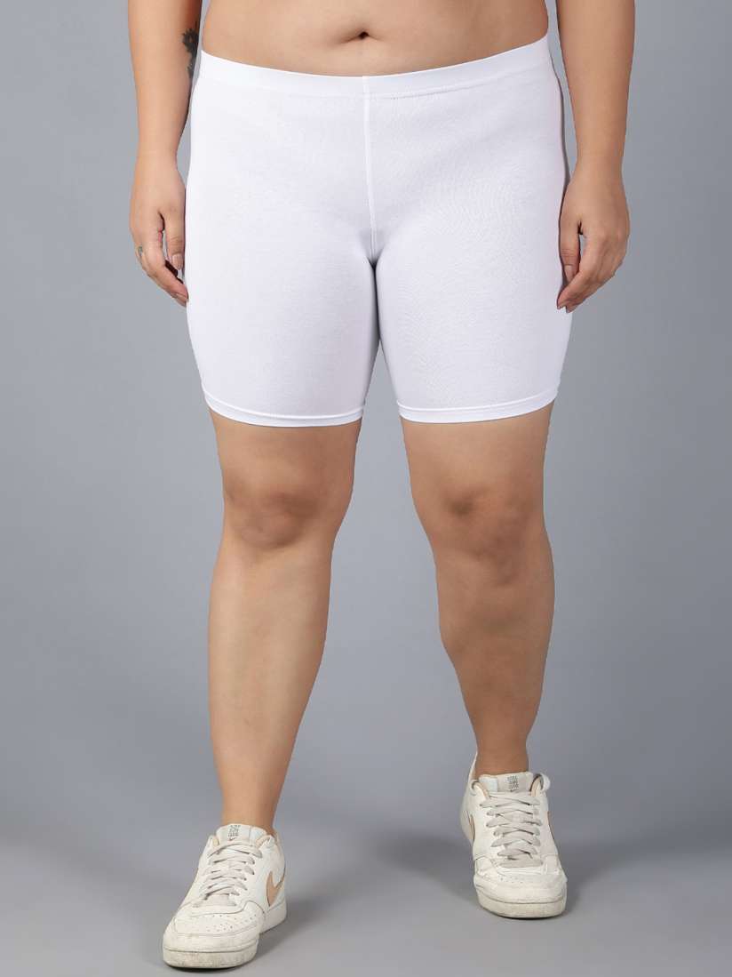 Buy Plus Size Women Plus Size Cycling Shorts Shorts for Women 28891792 Myntra