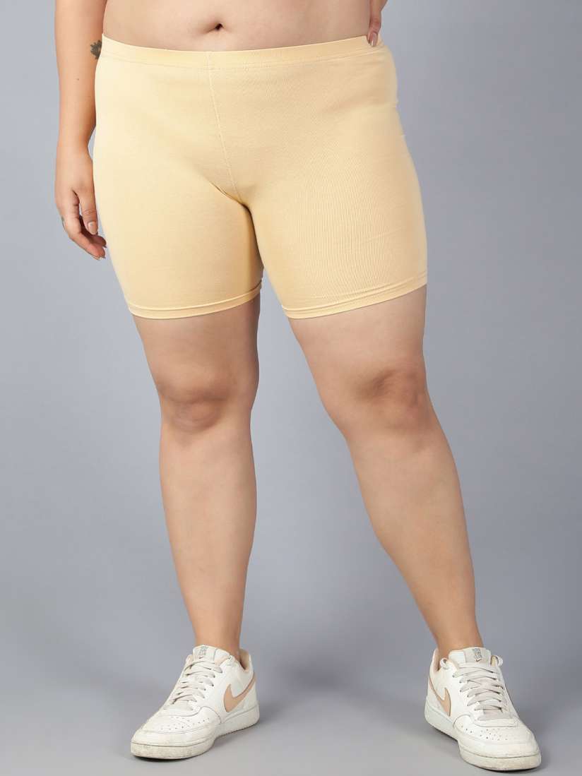 Buy Plus Size Women Plus Size Cycling Shorts Shorts for Women 28891796 Myntra