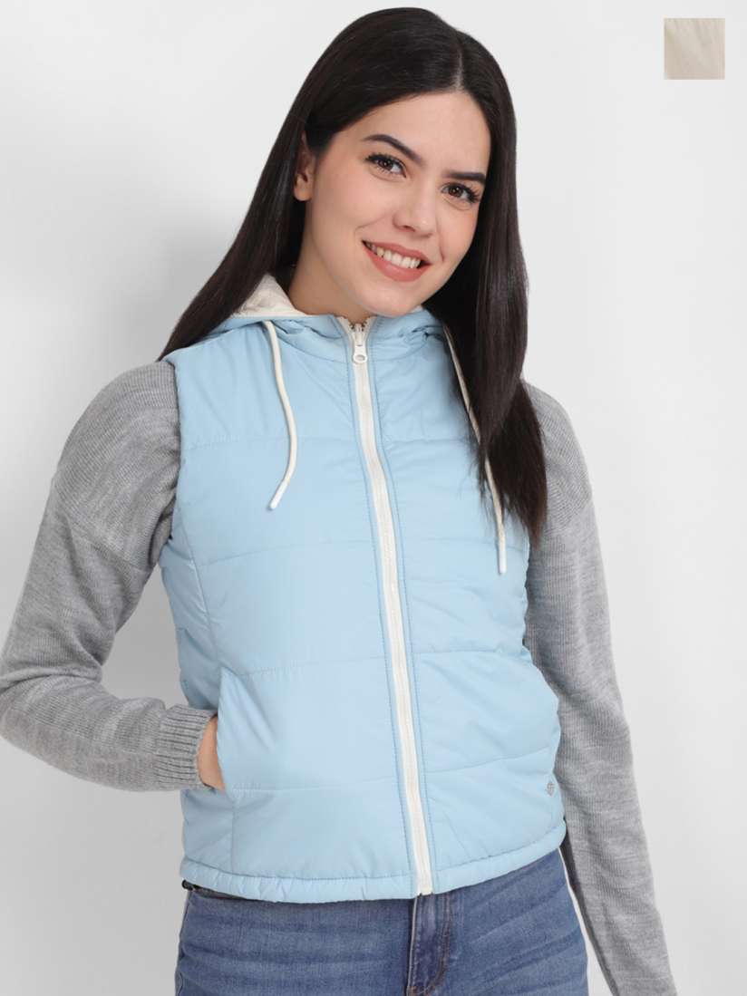 Buy Allen Solly Woman Women Colourblocked Crop Padded Jacket Jackets for Women 28902644 Myntra