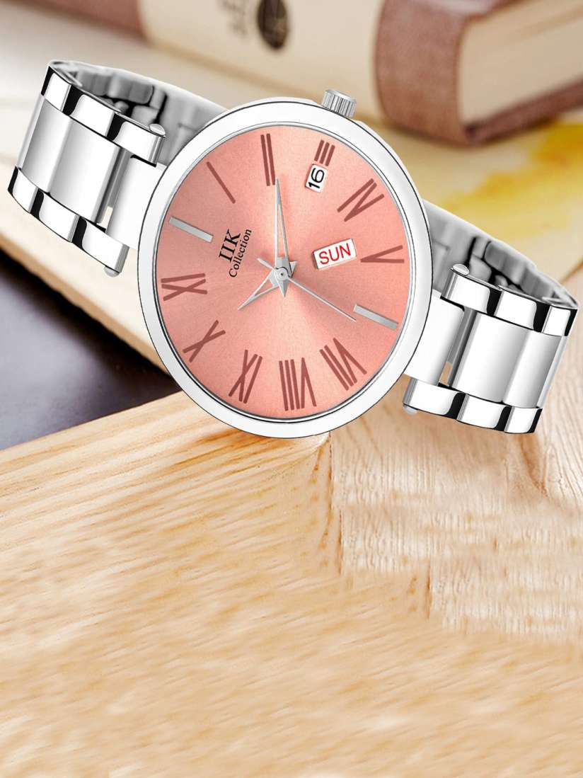 Women's watch with date and day display on sale