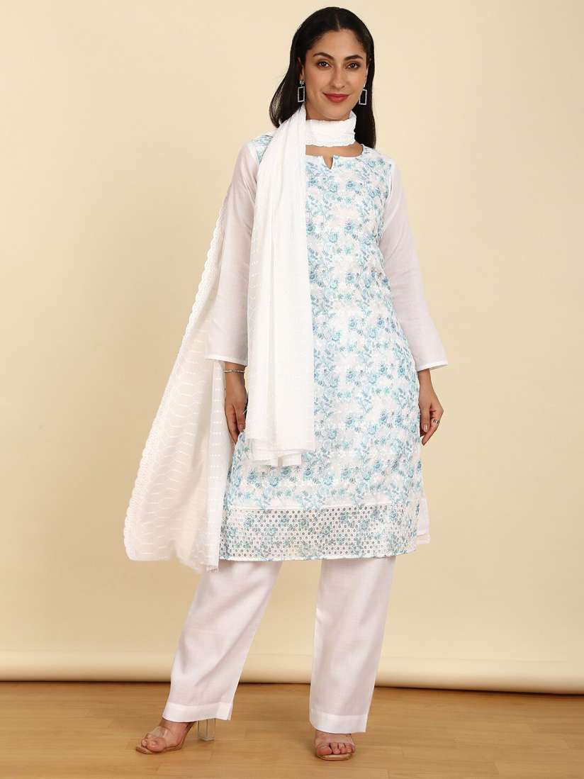 Buy Soch Embroidered Pure Cotton Unstitched Dress Material Dress Material for Women 28915536 Myntra