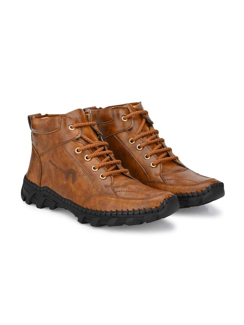 Myntra boots for mens shop